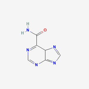 molecular formula C6H5N5O B11920509 5H-purine-6-carboxamide 