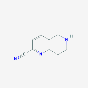 5,6,7,8-Tetrahydro-1,6-naphthyridine-2-carbonitrile