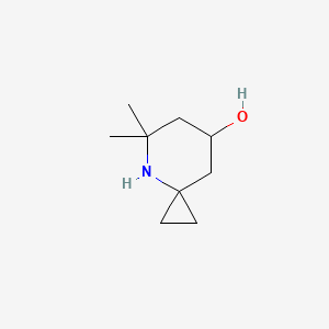 5,5-Dimethyl-4-azaspiro[2.5]octan-7-ol