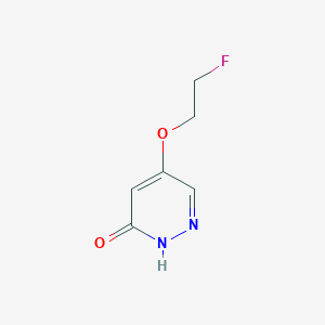 5-(2-fluoroethoxy)pyridazin-3(2H)-one