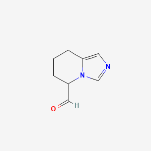 5,6,7,8-Tetrahydroimidazo[1,5-a]pyridine-5-carbaldehyde