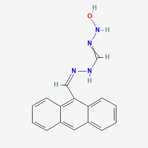 N-[(Z)-anthracen-9-ylmethylideneamino]-N'-(hydroxyamino)methanimidamide