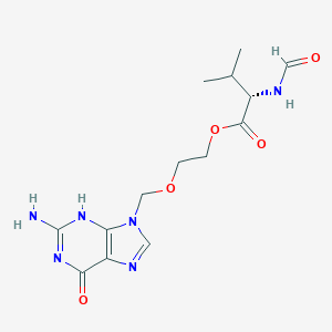 molecular formula C14H20N6O5 B119207 N-甲酰缬更昔洛韦 CAS No. 847670-62-6