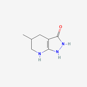 5-Methyl-4,5,6,7-tetrahydro-2H-pyrazolo[3,4-b]pyridin-3-ol