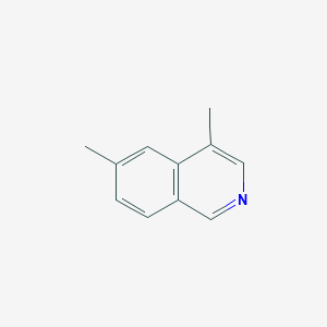 molecular formula C11H11N B11920788 4,6-Dimethylisoquinoline CAS No. 102878-55-7