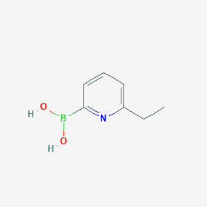 molecular formula C7H10BNO2 B11920808 (6-Ethylpyridin-2-yl)boronic acid 