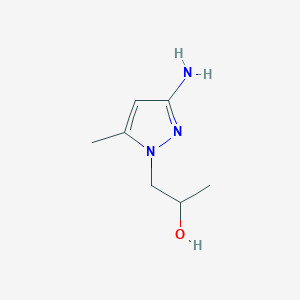 1-(3-Amino-5-methyl-1H-pyrazol-1-yl)propan-2-ol