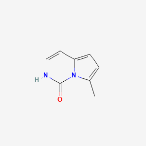 molecular formula C8H8N2O B11920859 7-Methylpyrrolo[1,2-c]pyrimidin-1(2H)-one 