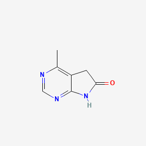 4-Methyl-5H,6H,7H-pyrrolo[2,3-d]pyrimidin-6-one