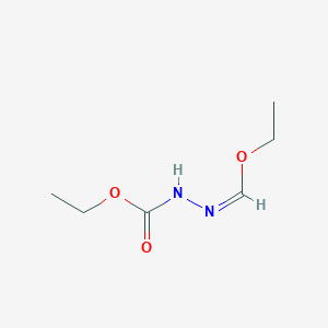 (E)-ethyl 2-(ethoxymethylene)hydrazinecarboxylate