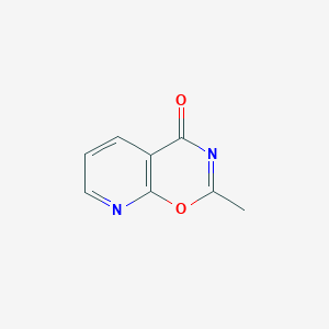 molecular formula C8H6N2O2 B11921035 2-Methyl-4H-pyrido[3,2-e][1,3]oxazin-4-one 