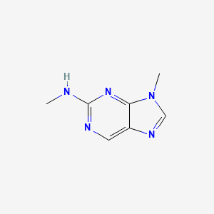 molecular formula C7H9N5 B11921064 N,9-Dimethyl-9H-purin-2-amine CAS No. 90523-63-0