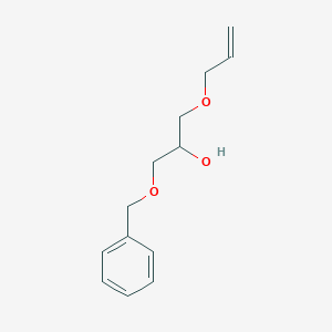 molecular formula C13H18O3 B119213 2-Propanol, 1-(phenylmethoxy)-3-(2-propenyloxy)- CAS No. 83016-75-5