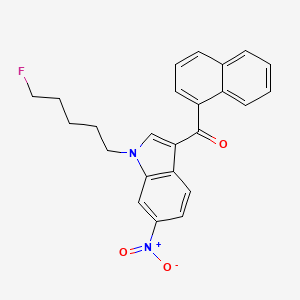 (1-(5-Fluoropentyl)-3-(naphthalen-1-oyl)-6-nitroindole)