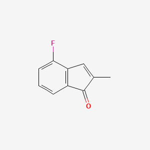 4-Fluoro-2-methyl-1H-inden-1-one