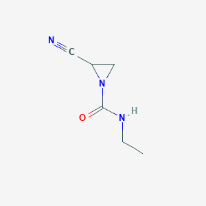 2-Cyano-N-ethylaziridine-1-carboxamide