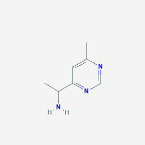 1-(6-Methylpyrimidin-4-yl)ethan-1-amine