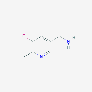 (5-Fluoro-6-methylpyridin-3-YL)methanamine