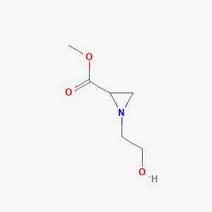 Methyl 1-(2-hydroxyethyl)aziridine-2-carboxylate