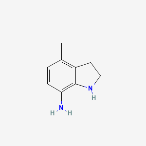 4-methyl-2,3-dihydro-1H-indol-7-amine