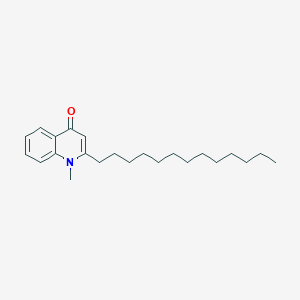 molecular formula C23H35NO B119218 Dihydroevocarpine CAS No. 15266-35-0