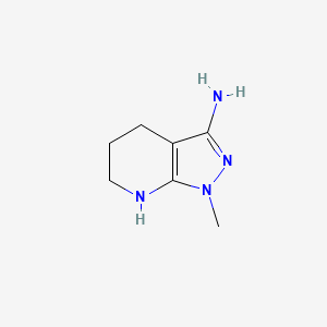 1-Methyl-4,5,6,7-tetrahydro-1H-pyrazolo[3,4-b]pyridin-3-amine