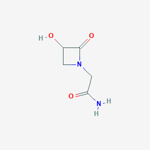 2-(3-Hydroxy-2-oxoazetidin-1-yl)acetamide