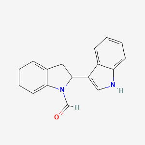 2,3-dihydro-1'H-[2,3'-biindole]-1-carbaldehyde