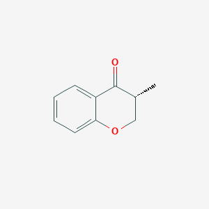 4H-1-Benzopyran-4-one, 2,3-dihydro-3-methyl-, (3R)-