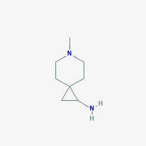 molecular formula C8H16N2 B11922306 6-Methyl-6-azaspiro[2.5]octan-1-amine 