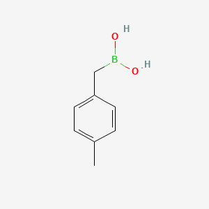 molecular formula C8H11BO2 B11922352 [(4-Methylphenyl)methyl]boronic acid CAS No. 21983-00-6