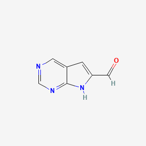 7H-Pyrrolo[2,3-d]pyrimidine-6-carbaldehyde