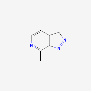 molecular formula C7H7N3 B11922387 7-Methyl-3H-pyrazolo[3,4-c]pyridine CAS No. 860411-35-4