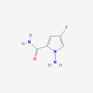 1-amino-4-fluoro-1H-pyrrole-2-carboxamide