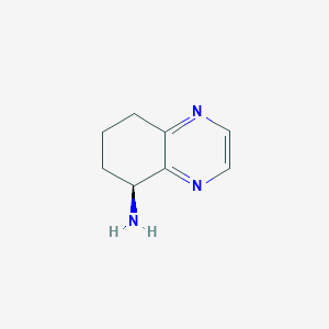 molecular formula C8H11N3 B11922449 (S)-5,6,7,8-Tetrahydroquinoxalin-5-amine 