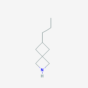 molecular formula C9H17N B11922456 6-Propyl-2-azaspiro[3.3]heptane 