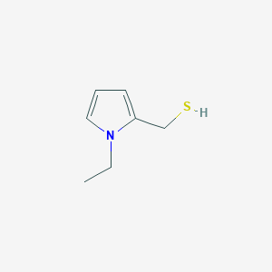 molecular formula C7H11NS B11922475 (1-ethyl-1H-pyrrol-2-yl)methanethiol 