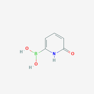 molecular formula C5H6BNO3 B11922518 (6-Oxo-1,6-dihydropyridin-2-yl)boronic acid 