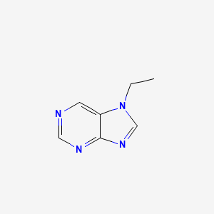 molecular formula C7H8N4 B11922594 7-Ethyl-7H-purine CAS No. 39253-23-1