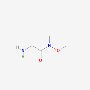 2-Amino-N-methoxy-N-methylpropanamide