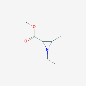 Methyl 1-ethyl-3-methylaziridine-2-carboxylate