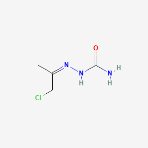 (E)-2-(1-chloropropan-2-ylidene)hydrazine-1-carboxamide