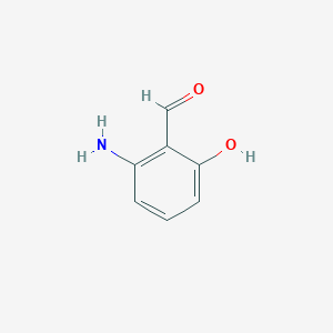 molecular formula C7H7NO2 B11922721 2-Amino-6-hydroxybenzaldehyde 