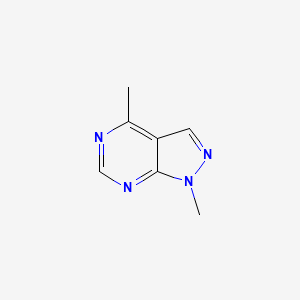 1,4-dimethyl-1H-pyrazolo[3,4-d]pyrimidine