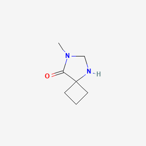 molecular formula C7H12N2O B11922772 7-Methyl-5,7-diazaspiro[3.4]octan-8-one 