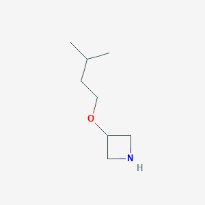 molecular formula C8H17NO B11922841 3-(Isopentyloxy)azetidine CAS No. 1220038-73-2