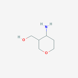 molecular formula C6H13NO2 B11922981 (4-Aminotetrahydro-2H-pyran-3-yl)methanol 