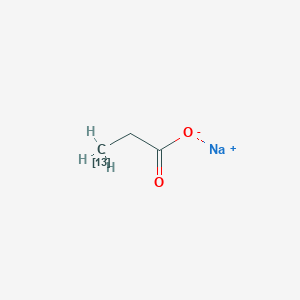 molecular formula C3H5NaO2 B119230 Sodium propionate-3-13C CAS No. 158814-18-7