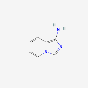 molecular formula C7H7N3 B11923001 Imidazo[1,5-a]pyridin-1-amine 