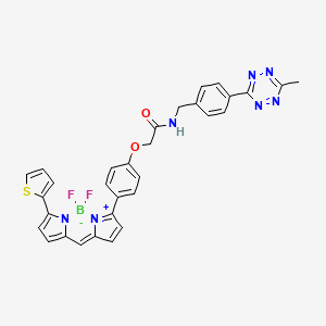 molecular formula C31H24BF2N7O2S B1192301 BDP TR tetrazine 